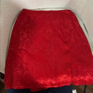 PRINCESS POLLY RED MINI SKIRT